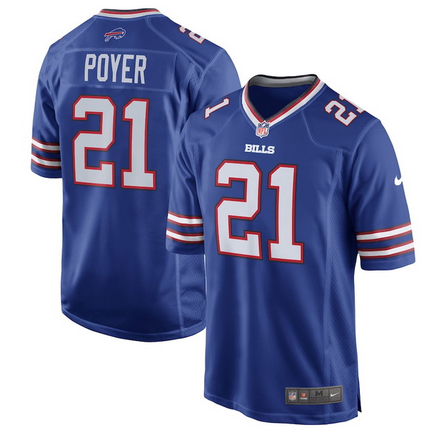 mens nike jordan poyer royal buffalo bills team game jersey